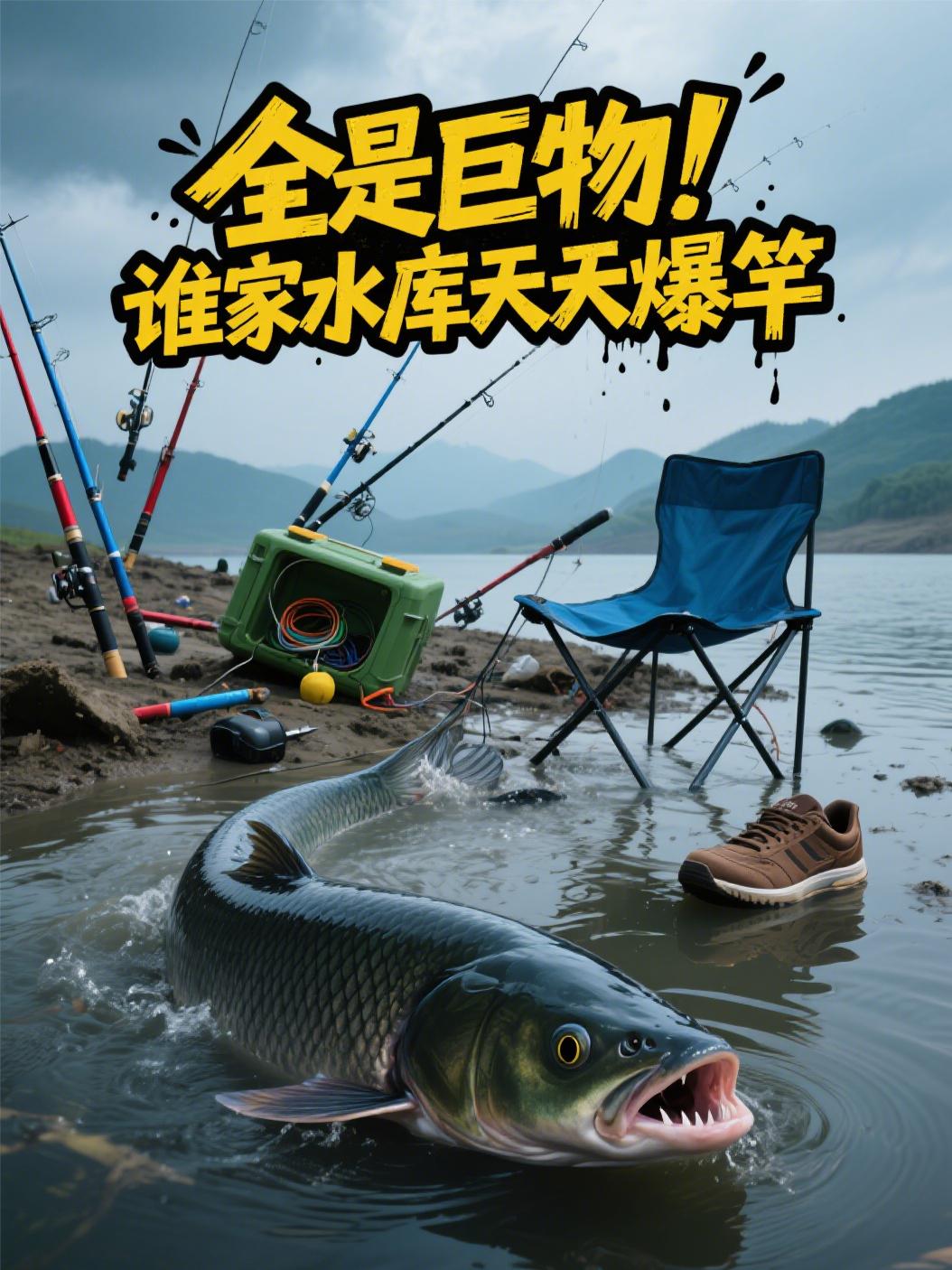 全是巨物：谁家水库天天爆竿